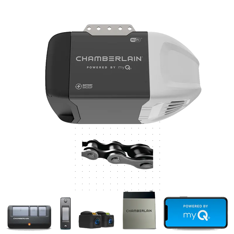 Chamberlain C2212T Chain Drive with Battery Backup