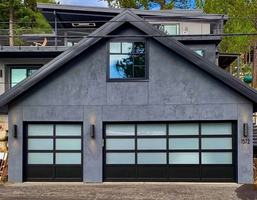 CHI 3295 Full-View Aluminum Glass Garage Door - Modern